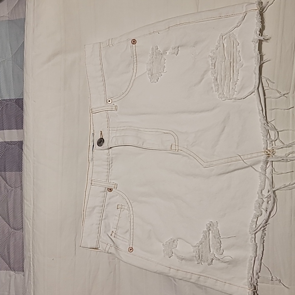 White Mini Skirt - Picture 2 of 5